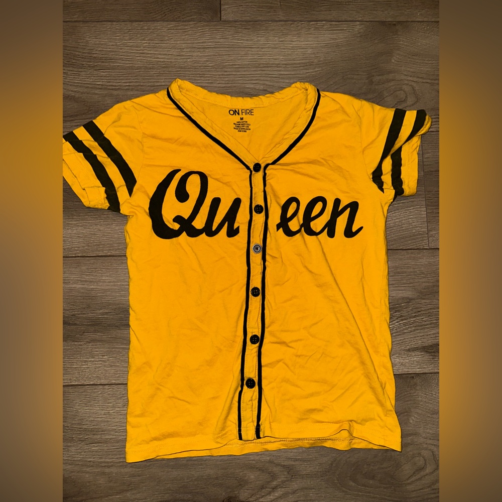 Queen On Fire Bold Yellow Jersey